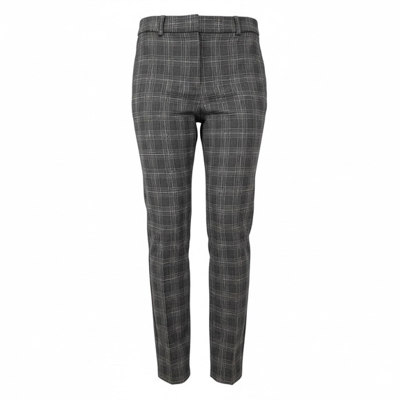 Banana Republic Pants - Banana Republic Sloan Plaid Tailored Pants Womens Size 4 Gray Check Career